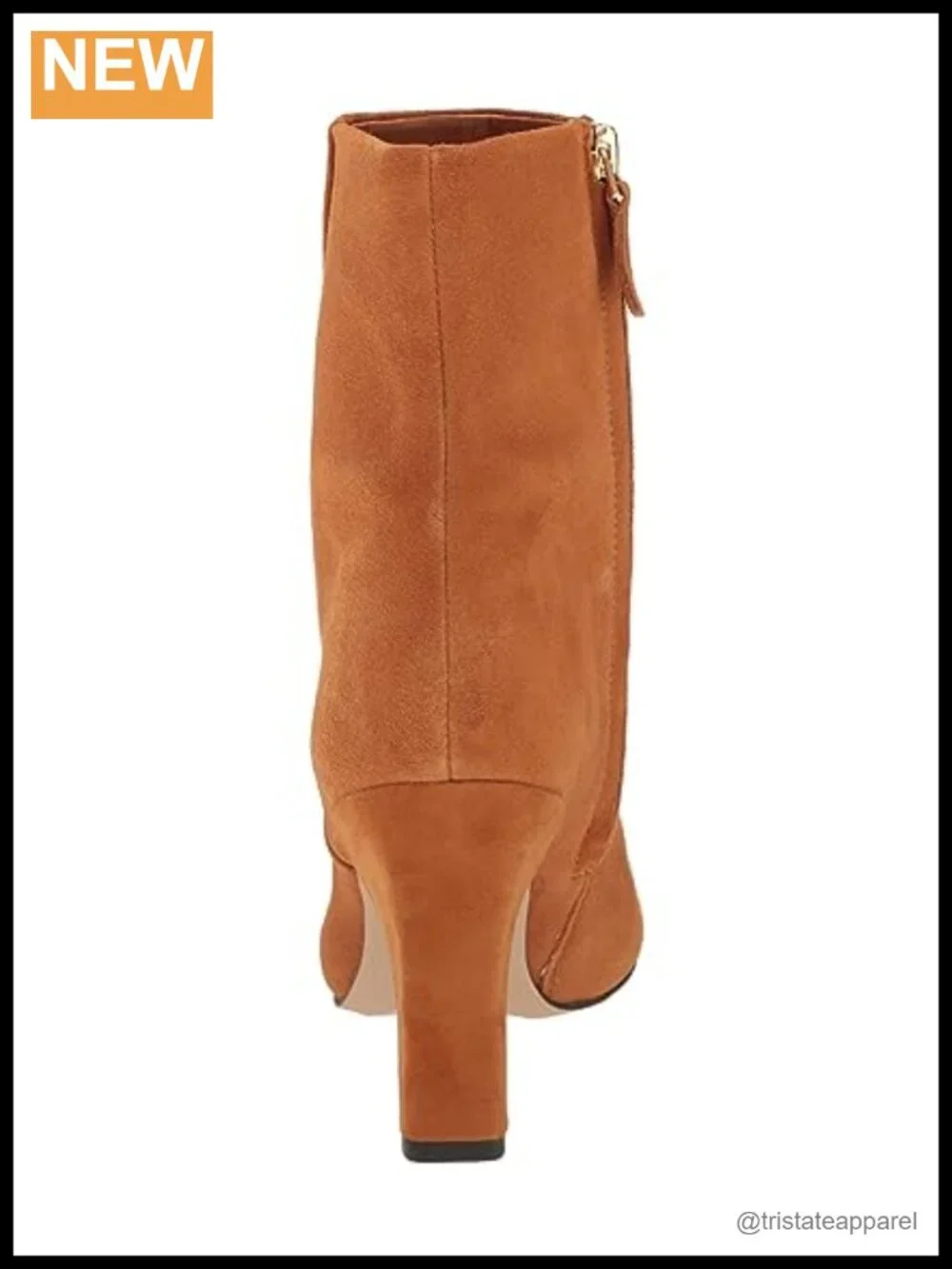 Franco Sarto Womens Vesi Ankle Boots Suede Pointed Toe Block Heel